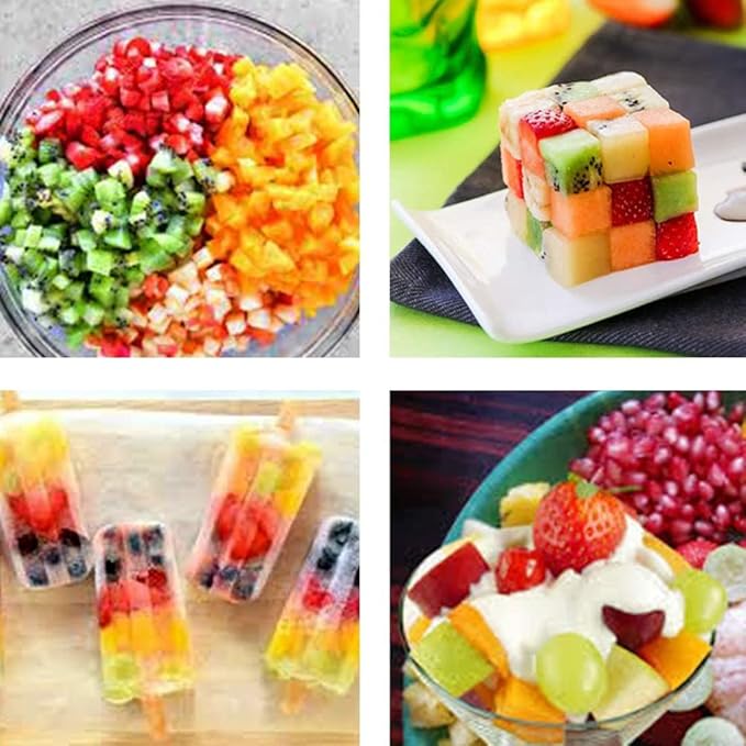 Stainless Steel Egg Chopper, Egg Slicer Cutter Cut Egg Device Hard Boiled Egg Slicers Fruit Cube Cutter for Cheese Carrots Potato Cutter