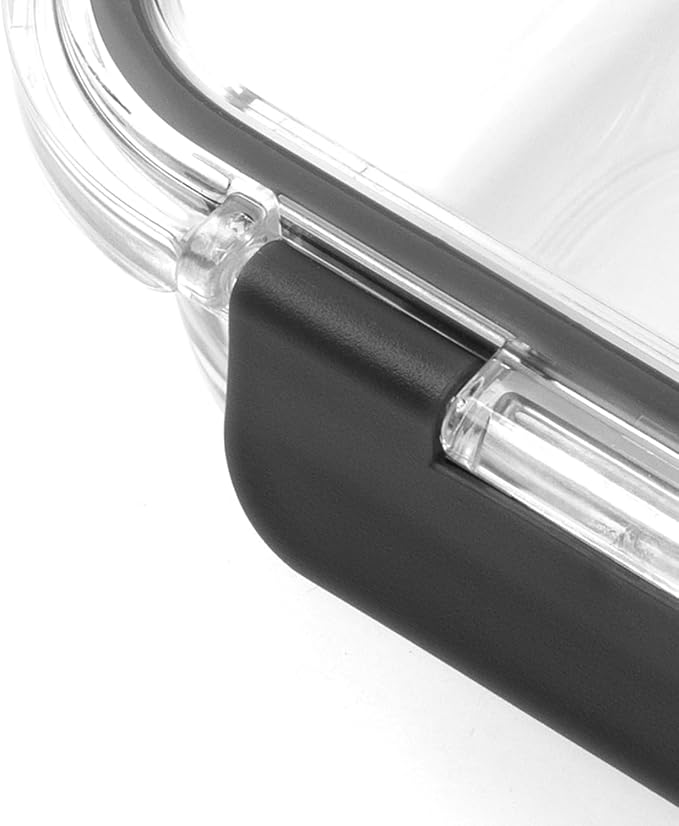 Zyliss Glass Food Storage Container 12.5oz, Shatter Resistant Borosilicate Glass, Airtight Leakproof Tritan Lid, BPA Free, Microwave, Freezer & Dishwasher Safe