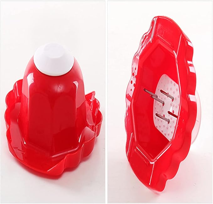 Finger Guard for Cutting Vegetables Food Safety Holder Mandoline Slicing Tool Veggie Shredder Finger Hand Guard for Mandoline Slicer Grater Cutting,Red
