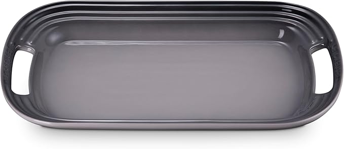 Le Creuset Stoneware Serving Platter, 16.25", Oyster