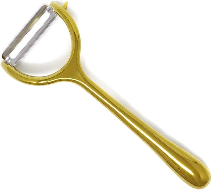 Honbay 1PCS Stainless Steel Golden Y Vegetable Fruit Peeler for Home Kitchen (Gold)