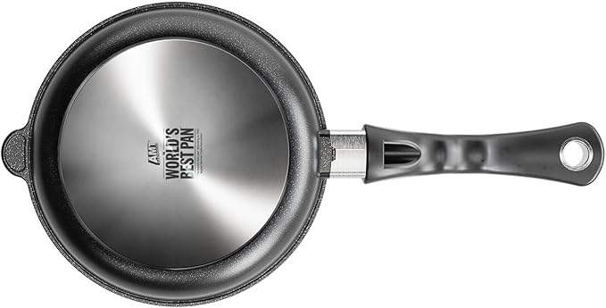 AMT Gastroguss The World´S [.] Saute pan for Induction, Diameter 24 cmh Height 6 cm, die-cast Aluminium, Lotan® Non-Stick Coating for Fat-Free-Frying, AMZN-I-624-US