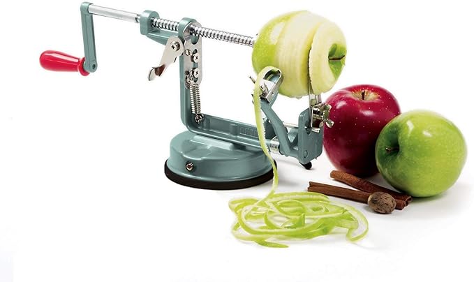 Norpro Apple Master-Apple, Potato, Parer, Slicer & Corer with Vacuum Base & Clamp
