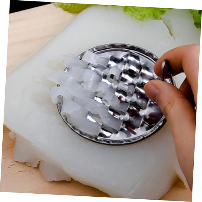 BESPORTBLE 12pcs Robust Stainless Steel Food Scraping Tool Jelly Scraper Cheese Grater Pi Maker for Kitchen Home Use