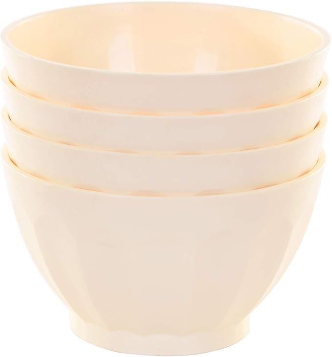 Mintra Home Unbreakable Bowls 4pk (Small - 250ml, CREAM)