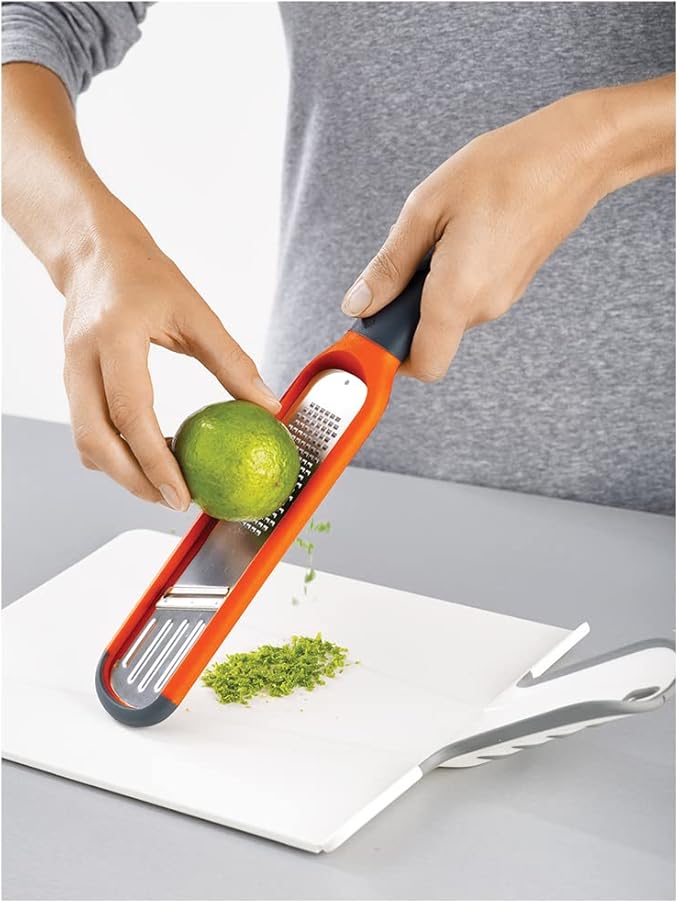 Joseph Joseph Handy 2 in 1 Mini Grater & Slicer, Orange, 1 EA