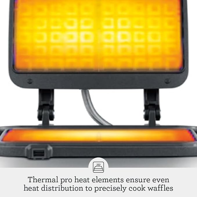 Breville Smart Waffle Maker BWM604BSS, 4 Slice