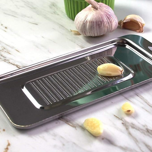 Stainless Steel Ginger Grater, Lemon Zester Cheese Grater Nutmeg Grinder Wasabi Garlic Grinding Tools for Vegetable Ginger Wasabi Sushi Sashimi Mini Size Food, Grate (Silver_2)
