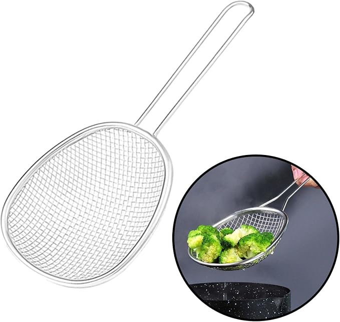 Stainless Steel Kitchen Strainer Set - Effortless Cleaning And Maintenance, Coarse Mesh