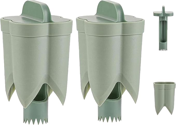 2PCS Pepper corer seed remover,Upgrade2 in 1 Fruit Pepper Seed Corer Remover,Quickly Cutting and Deseeding Bell Pepper Corer Tool for Vegetables Kitchen Gadget