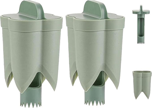 2PCS Pepper corer seed remover,Upgrade2 in 1 Fruit Pepper Seed Corer Remover,Quickly Cutting and Deseeding Bell Pepper Corer Tool for Vegetables Kitchen Gadget