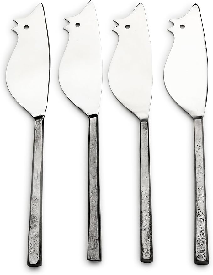 INOX artisans Jason Ratoncito Cheese Spreader/Knife 4 Pc. Set
