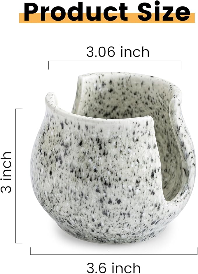 Sponge Holder for Kitchen Sink, Ceramic Dish Sponge Dish Rack Scrubby Kitchen Organizer Cute Sink Organizer, Farmhouse Decor, Speckled Glaze
