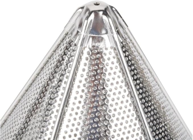 Soro Essentials- 9" Stainless Steel China Cap Strainer Fine Mesh- Cone Shaped Strainers Food Strainer Juice Strainer Kitchen Tools Food for Straining Seeds Beans Sauces Home Kitchen Restaurant
