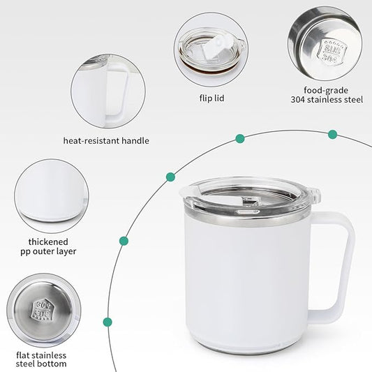 VOBAGA Mug Warmer, Coffee Warmer with 15OZ Mug Set for Home Office Home Desk, Coffee Cup Warmer with 3 Temperature Settings for Tea, Cocoa with Auto Shut Off for Holiday Birthday Coffee Gifts