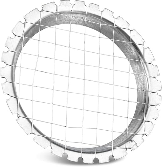 Stainless Steel Egg Chopper Hard Boiled Wire Egg Slicer, Multi-purpose Fruit Salads Cuter Potato Cutter Hard Boiled Eggs Slicers Fruit Cube Handheld for Restaurant Home Kitchen(COLOR:Silver)