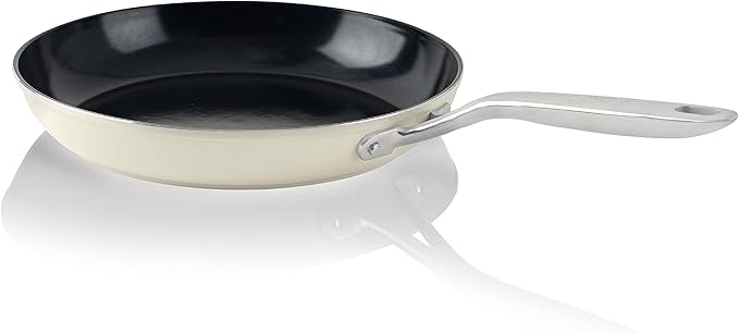 TeChef ValenCera Collection | Ceramic Nonstick Frying Pan Skillet Set, Nontoxic - Nontoxic - Free of PFAS, PFOA, PTFE (Frying Pan/Skillet Set, 8" and 12")