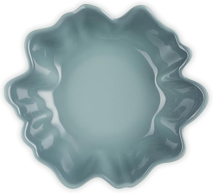 Le Creuset Stoneware Iris Serving Bowl, 15", Sea Salt