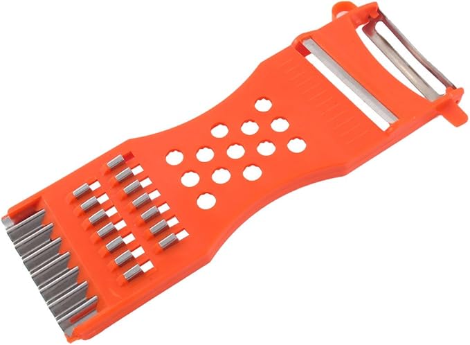 uxcell Kitchen Multifunction Vegetable Fruit Grater Slicer Peeler Shredder Carving Tool 6.7 Inch Long