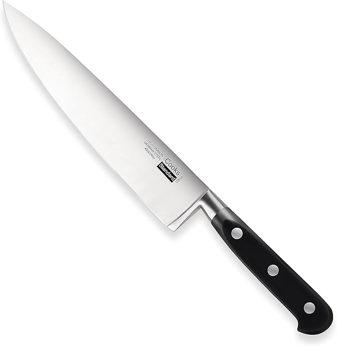 Cooks Standard High Carbon Stainless Steel Knife Set 2-Piece, 8" Chef’s Knife and 7" Santoku Knife Classic Sharp Kitchen Knives Set, Ergonomic Handle
