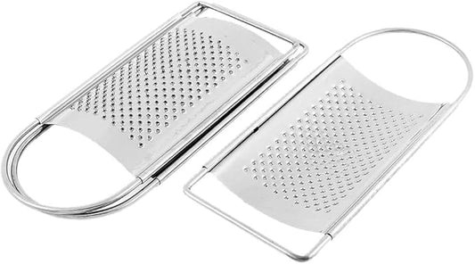Stainless Steel Cheese Ginger Flat Coarse Grater Shredder Zester 3pcs (id: 638 a1b 985 352 954