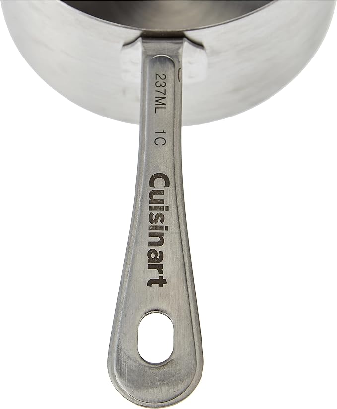 Cuisinart CTG-00-SMC Stainless Steel Measuring Cups, Set of 4,Silver