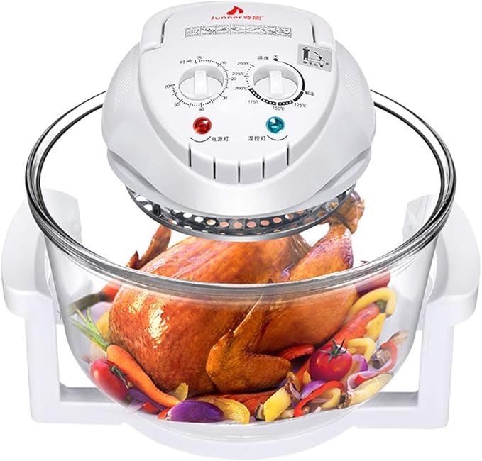 ZHFEISY 12L Turbo Air Fryer Convection Oven Roaster Electric Cooker Multifunction Infrared