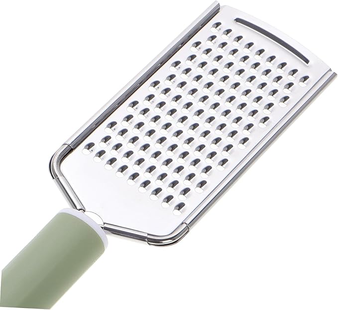 Happyyami Stainless Steel Garlic Press and Cheese Grater Multifunctional Kitchen Tool for Chopping Vegetables Easy to Use Portable 1-Piece Set