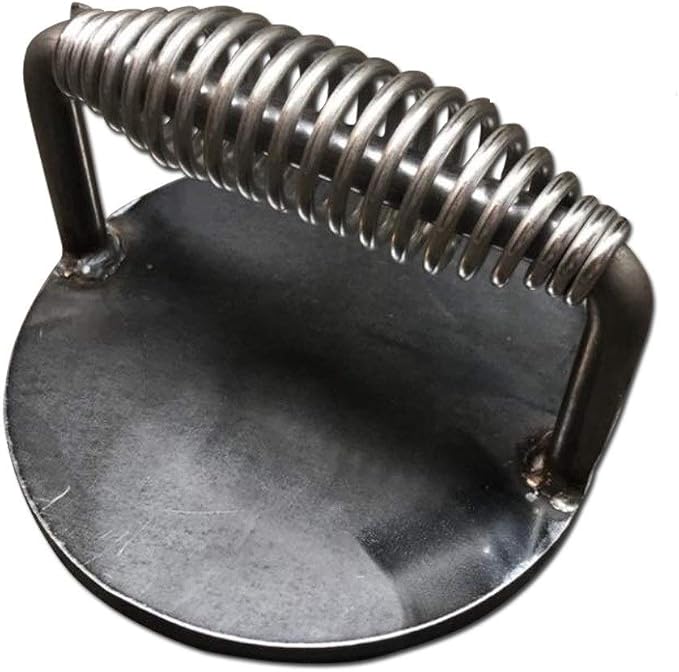 Steak Press Burger Bacon Weight with Stainless Handle, Heavy Duty