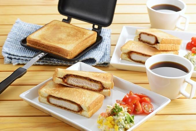 Yoshikawa Hotsandmaker SJ1681 Japanese Sandwich Maker For Outdoor Camping