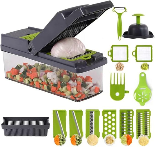Mandoline Food Slicer (includes 13 attachments)