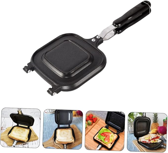 Sandwich Baking Pan Stovetop Sandwich Maker Grill Press Tool for Effortless Breakfast and Snack Preparation for Grilling Delicious Sandwiches at Home