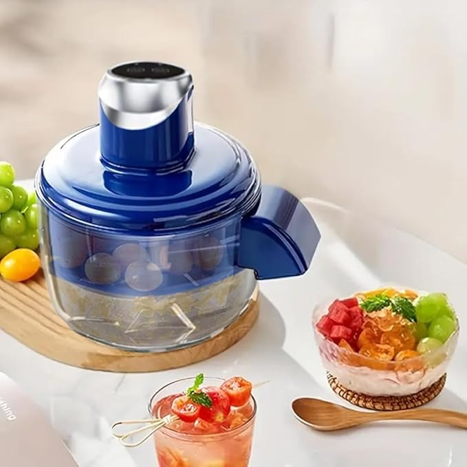 Grape Peeling Machine, Electric Automatic Garlic Peeler Machine, Rechargeable Home Kitchen Aid Peeler, Small Commercial Fruit Skin Remover Tool For Cherrys, Tomatoes (Blue)
