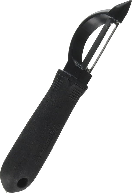 Winco VP-303 Stainless Steel Straight Peeler with Soft Grip Handle
