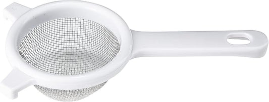 Chef Craft Classic Stainless Steel Mesh Strainer, 3 inch, White