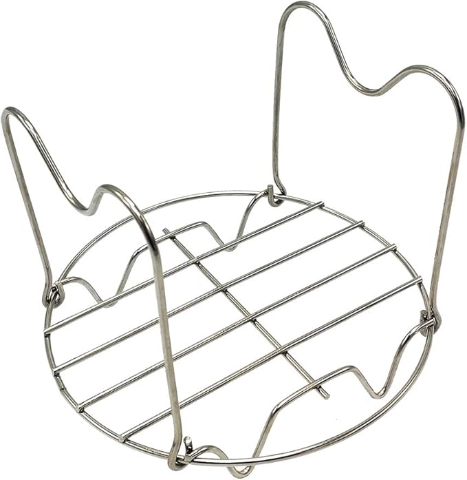 Instant Pot Duo Mini/Lux Mini/Ultra Steamer Rack Trivet with Handles for 3/5 Qt Pressure Cookers