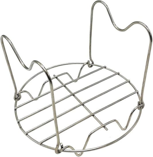 Instant Pot Duo Mini/Lux Mini/Ultra Steamer Rack Trivet with Handles for 3/5 Qt Pressure Cookers