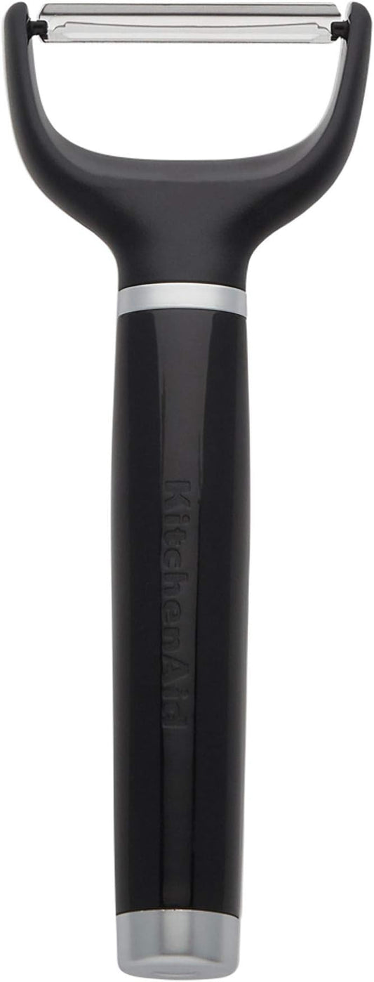 KitchenAid Y Peeler with Ergonomic Handle and Single Edge Blade – Dishwasher Safe with Protective Cover
