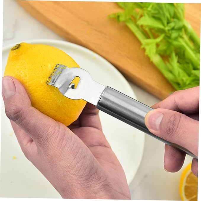 Mikinona 3pcs Lemon Grater Ergonomic Peeling Tool for Easy Vegetable Slicing and Fruit Prep Lightweight Kitchen Accessory for Effortless Citrus and Fruit Preparation