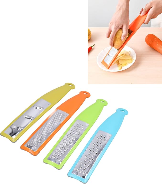 Vegetable Zester Cheese Grater Potato Shredder Stainless Steel Durable Quick Grinding Multi Functional Kitchen Tool for Home Cooking Professional Chefs