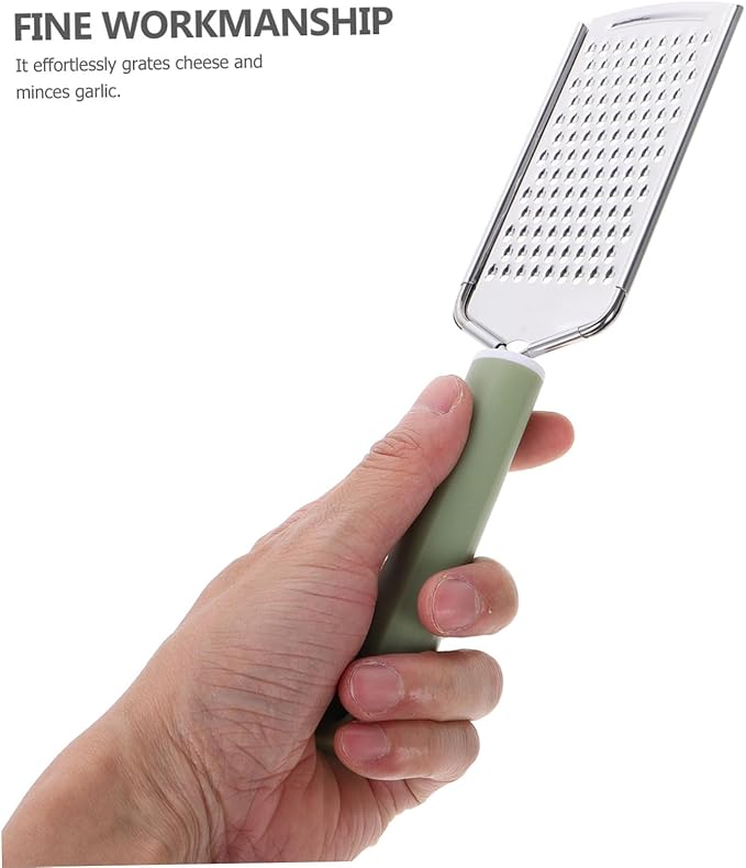 Unomor Stainless Steel Multifunctional Garlic Zester and Vegetable Chopper Efficient Grating Tool for Garlic Ginger and Cheese Easy to Clean and Lightweight Design for Kitchen Use
