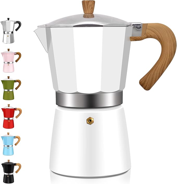 DITOSH 12 Cup Aluminum Espresso Stovetop Moka Pot Express Coffee Maker Percolator Italian Classic Mocha Coffee Machine for Italian and Cuban Cafe Brewing for Home & Camping 600ml 20oz