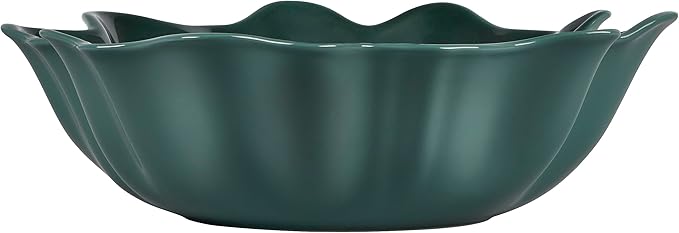 Le Creuset Stoneware Iris Serving Bowl, 15", Artichaut