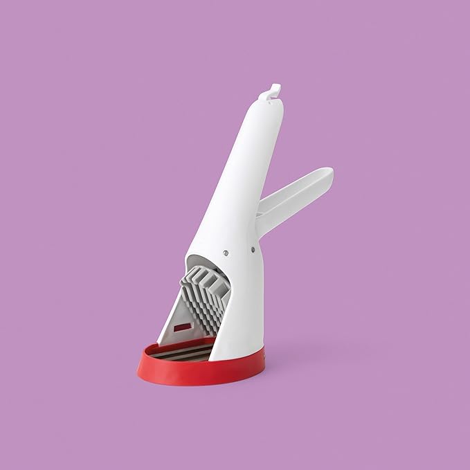 Chef'n Hand-Held Slicer Strawberry Slicester, Cherry/Meringue