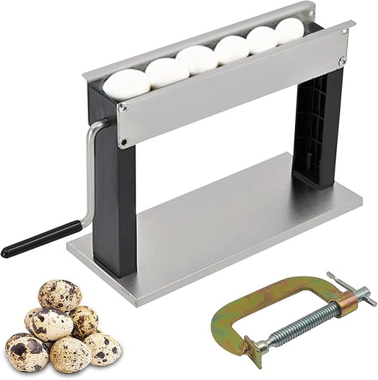 Manual Quail Egg Peeler Machine Quail Egg Sheller Household Quail Egg Peeling Machine for Boiled Quail Egg Egg Huller Portable Hand Roll Quail Egg Peeler Sheller