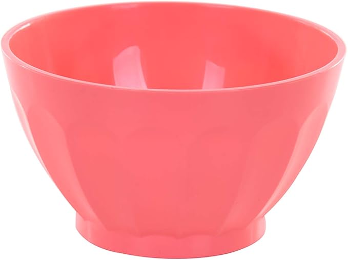 Mintra Unbreakable Plastic Bowl, SALMON 4pk - Medium, 750ml, 25oz, 5.5inW x 3inH - (Part Of A Set) - Salad, Snacks, Breakfast Cereal, Fruit, Popcorn, Soup, Colorful, Shatterproof, BPA Free