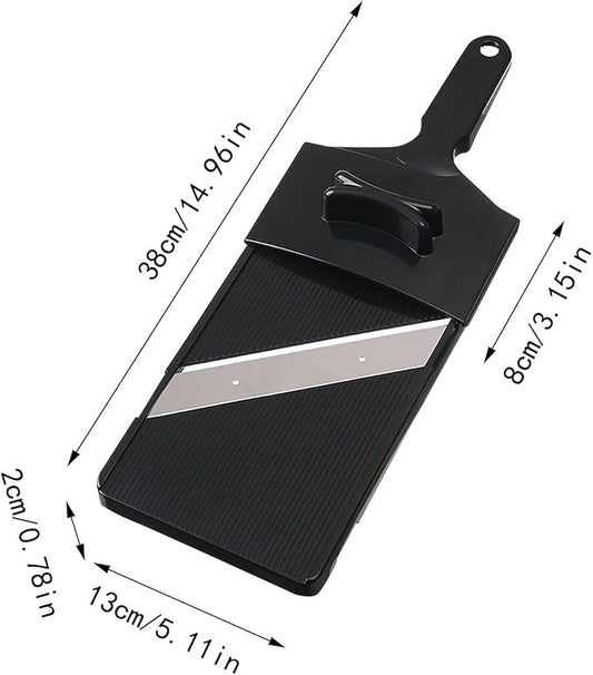 Generic Cabbage Slicer,Large Cabbage SlicerFluffy Shop Finish,for Ultra-Thin Julienne in Time,Adjustable Mandoline Food Slicer for Kitchen Wide with Safety Holder (Big), Yeuiba06