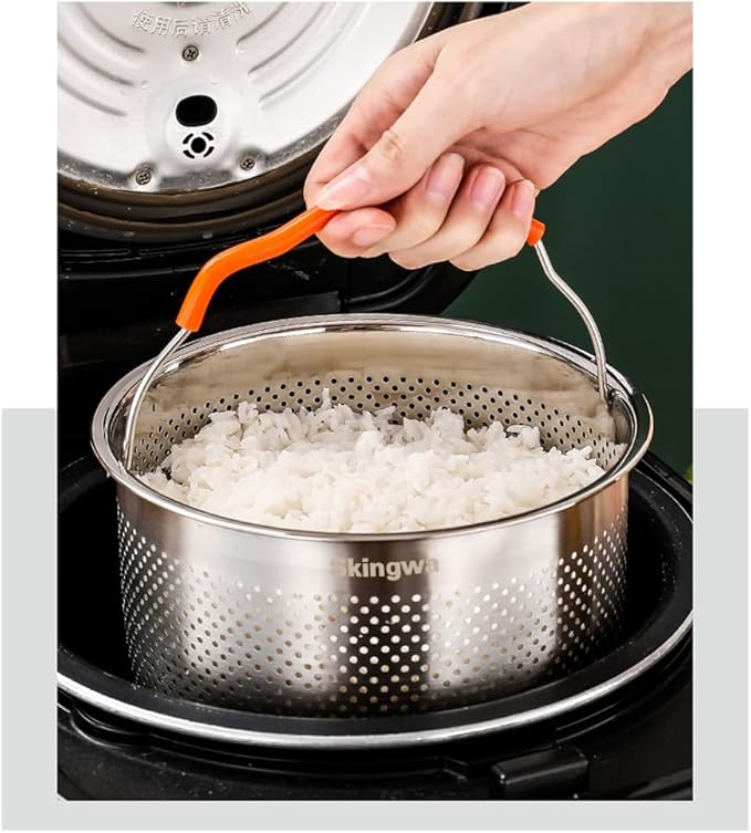 Steamer Basket for Instant Pot 18/8 Stainless Steel Strainer Basket Pressure Cooker Accessories (2L)