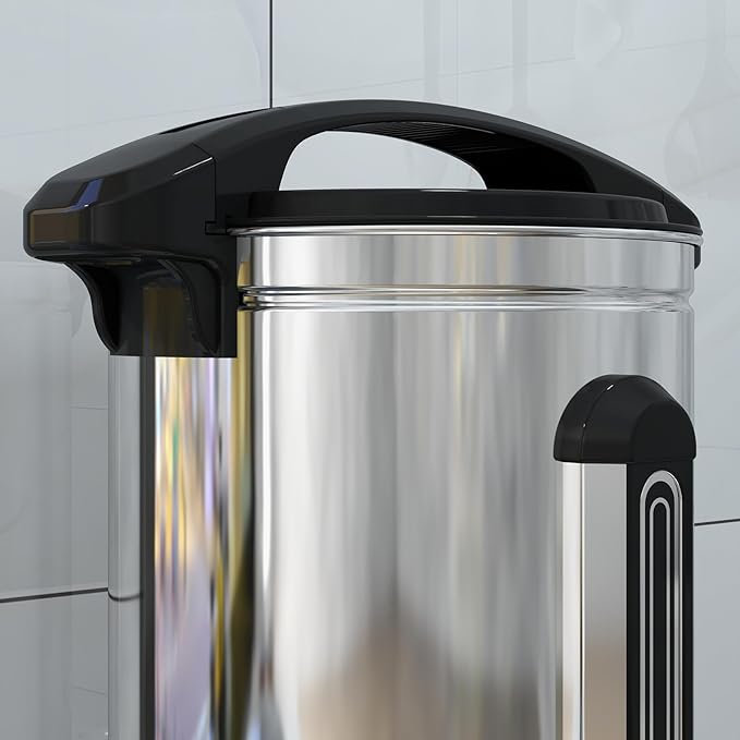 Elementool 120 Cup Stainless Steel Coffee Urn, 18L/4.8Gal Electric Coffee Maker with Removable Filter, Fast Brewing, Auto Keep-Warm, Hot Beverage Dispenser & Coffee Pot Ideal for Parties