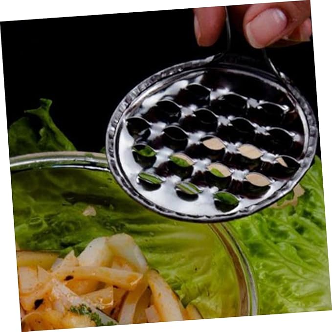 BESPORTBLE 12pcs Robust Stainless Steel Food Scraping Tool Jelly Scraper Cheese Grater Pi Maker for Kitchen Home Use